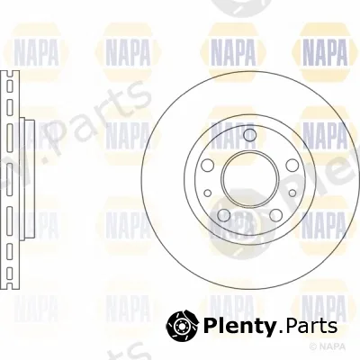 Napa NBD5058 — Brake Disc NAPA