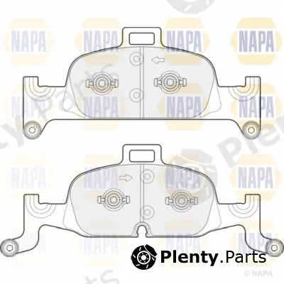 Napa NBP1539 — Brake Pad Set, disc brake NAPA