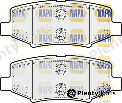 Napa NBP1316 — Brake Pad Set, disc brake NAPA