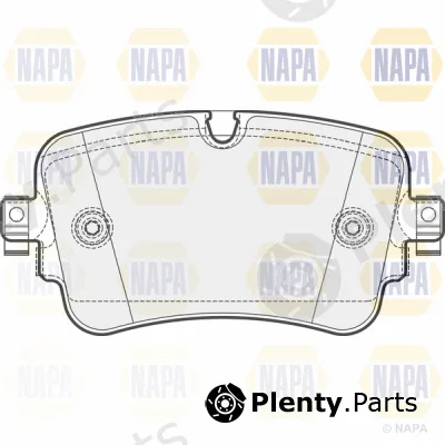 Napa PBP7516 — Brake Pad Set, disc brake PROformer