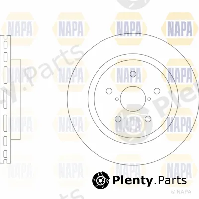 Napa PBD8722 — Brake Disc PROformer
