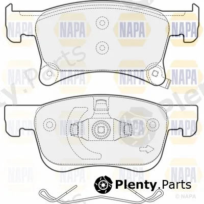 Napa NBP1521 — Brake Pad Set, disc brake NAPA