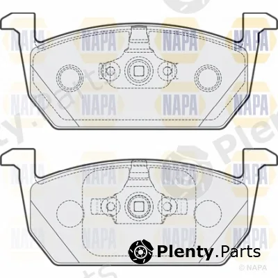 Napa NBP1072 — Brake Pad Set, disc brake NAPA
