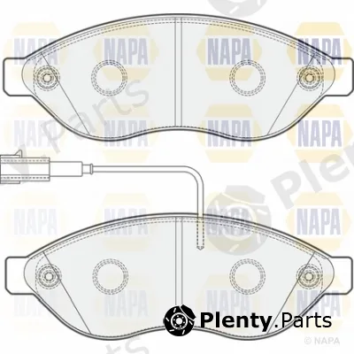Napa NBP1453 — Brake Pad Set, disc brake NAPA