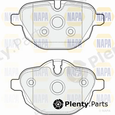 Napa PBP7352 — Brake Pad Set, disc brake PROformer