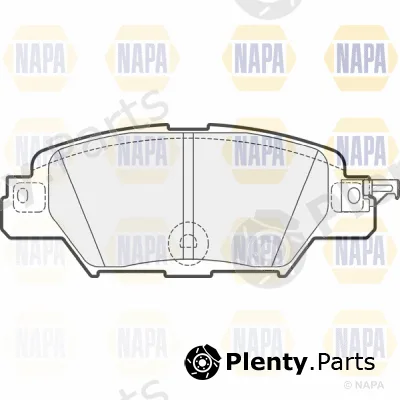 Napa PBP7638 — Brake Pad Set, disc brake PROformer