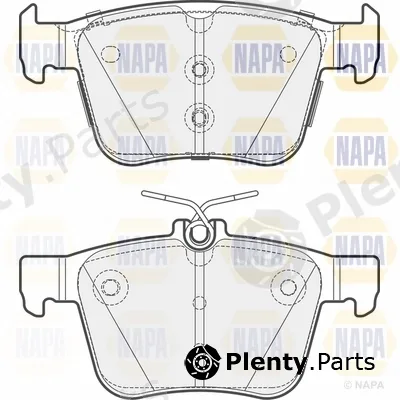 Napa NBP1713 — Brake Pad Set, disc brake NAPA