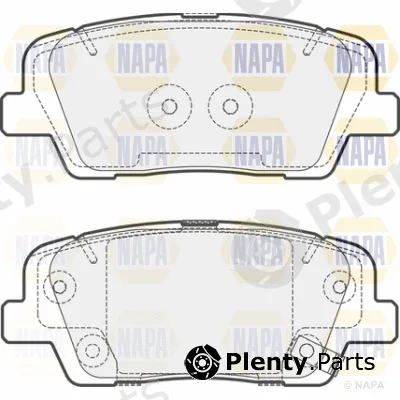 Napa PBP7692 — Brake Pad Set, disc brake PROformer
