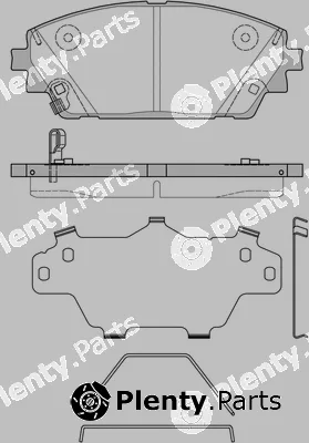 Napa PBP7795 — Brake Pad Set, disc brake PROformer