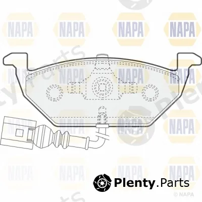 Napa NBP1365 — Brake Pad Set, disc brake NAPA