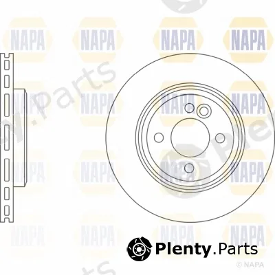 Napa NBD5123 — Brake Disc NAPA