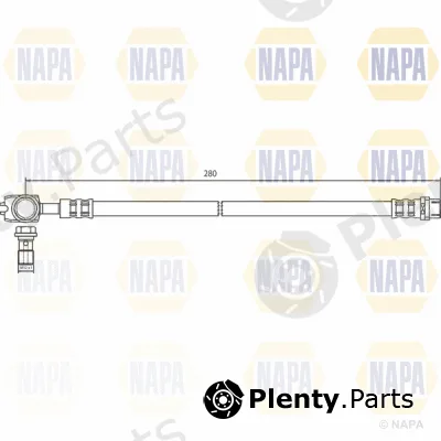 Napa NBH1007 — Brake Hose NAPA