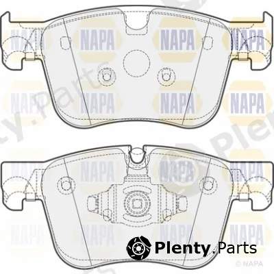Napa NBP1356 — Brake Pad Set, disc brake NAPA