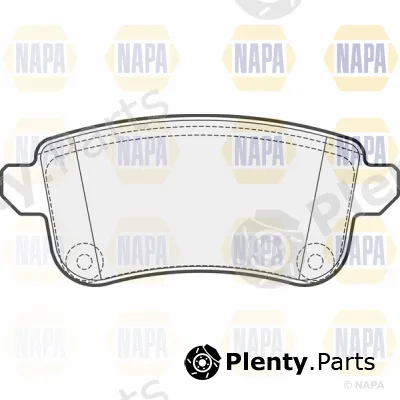 Napa PBP7486 — Brake Pad Set, disc brake PROformer