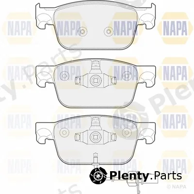 Napa NBP1692 — Brake Pad Set, disc brake NAPA