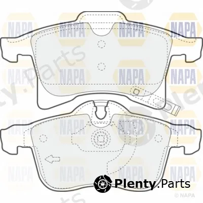 Napa NBP1327 — Brake Pad Set, disc brake NAPA