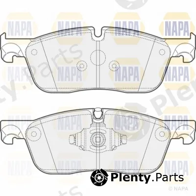 Napa NBP1632 — Brake Pad Set, disc brake NAPA