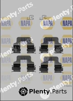 Napa NFK1384 — Accessory Kit, disc brake pad NAPA