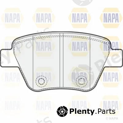 Napa NBP1134 — Brake Pad Set, disc brake NAPA