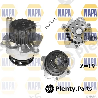 Napa NWP1060 — Water Pump, engine cooling NAPA