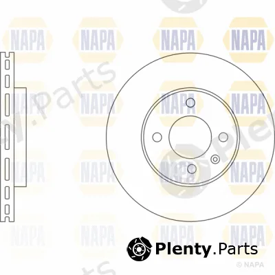 Napa PBD8401 — Brake Disc PROformer