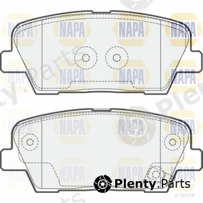 Napa PBP7550 — Brake Pad Set, disc brake PROformer