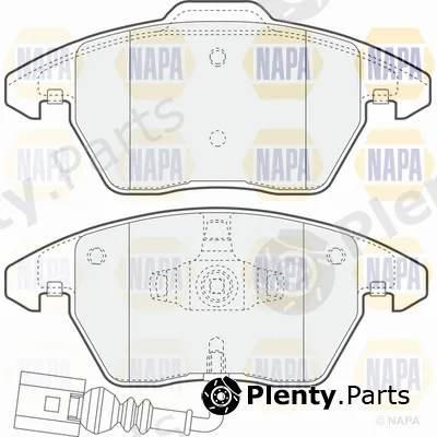 Napa PBP7411 — Brake Pad Set, disc brake PROformer