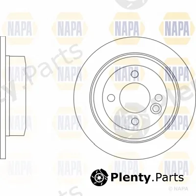 Napa NBD5214 — Brake Disc NAPA