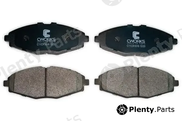 Cworks C11CR1016 — Brake Pad Set, disc brake