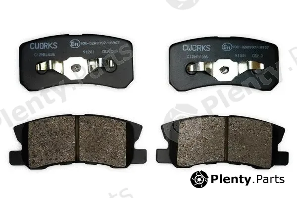 Cworks C12NR0036 — Brake Pad Set, disc brake