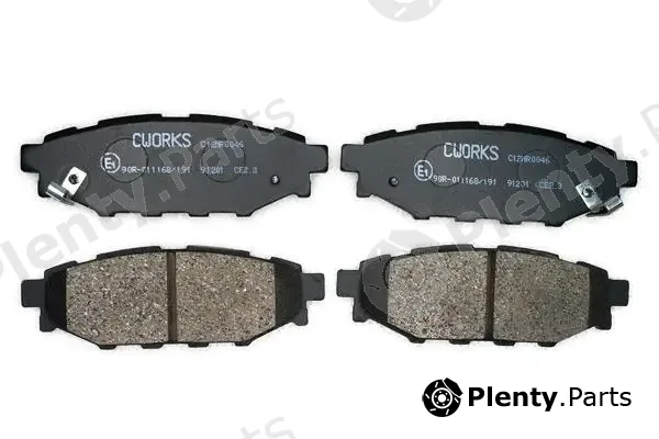 Cworks C12NR0046 — Brake Pad Set, disc brake