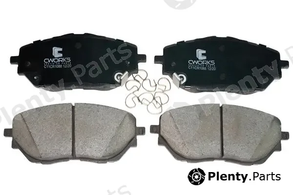 Cworks C11CR1088 — Brake Pad Set, disc brake