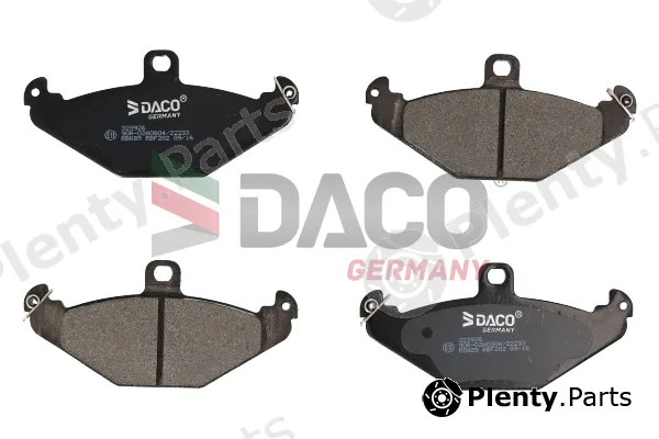 DACO Germany 323926 — Brake Pad Set, disc brake