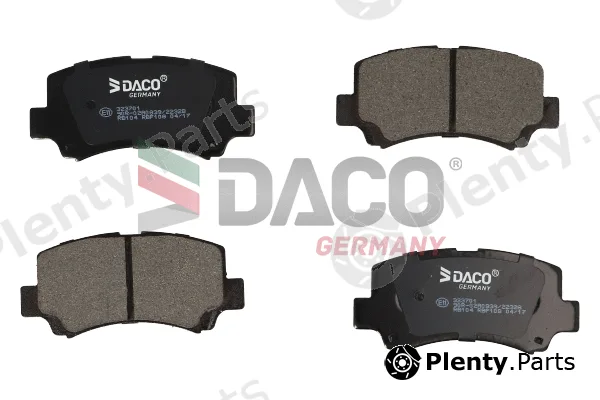 DACO Germany 323701 — Brake Pad Set, disc brake