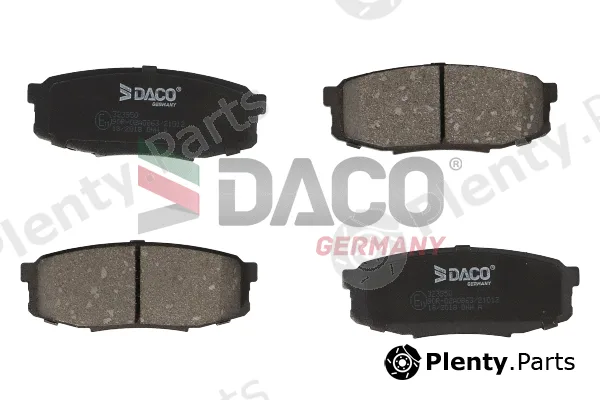 DACO Germany 323950 — Brake Pad Set, disc brake