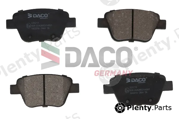 DACO Germany 320213 — Brake Pad Set, disc brake
