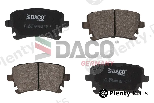 DACO Germany 320210 — Brake Pad Set, disc brake