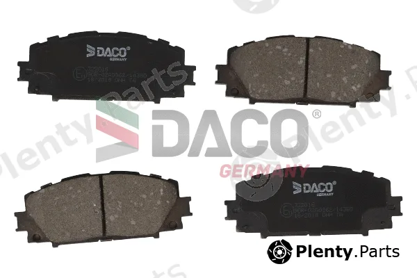 DACO Germany 322016 — Brake Pad Set, disc brake