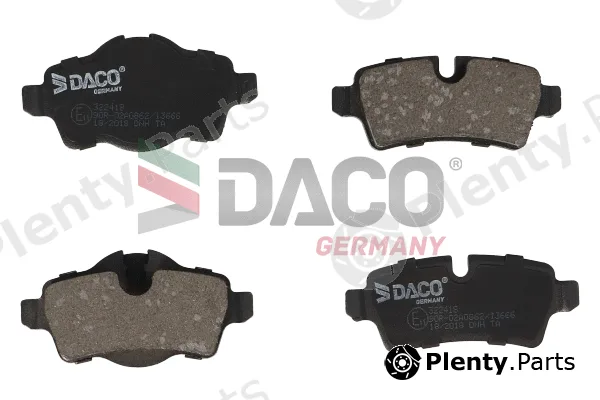 DACO Germany 322418 — Brake Pad Set, disc brake