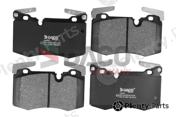 DACO Germany 322401 — Brake Pad Set, disc brake