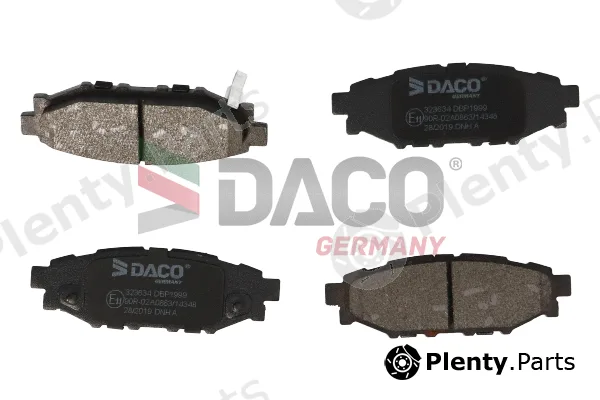 DACO Germany 323634 — Brake Pad Set, disc brake