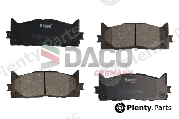 DACO Germany 323937 — Brake Pad Set, disc brake