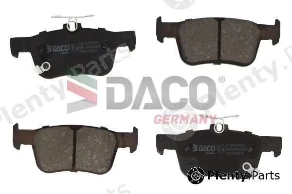 DACO Germany 321205 — Brake Pad Set, disc brake