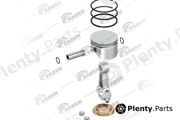 Vaden Original 8000850004 — Piston + Connecting Rod, air compressor