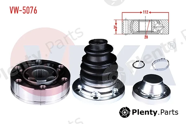 Veka VW-5076 — Joint Kit, drive shaft