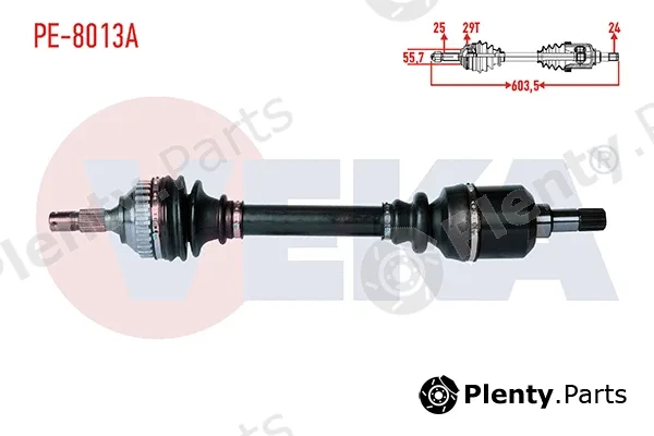 Veka PE-8013A — Drive Shaft