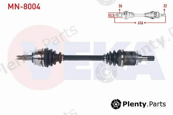 Veka MN-8004 — Drive Shaft