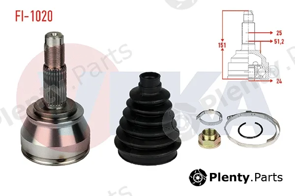Veka FI-1020 — Joint Kit, drive shaft