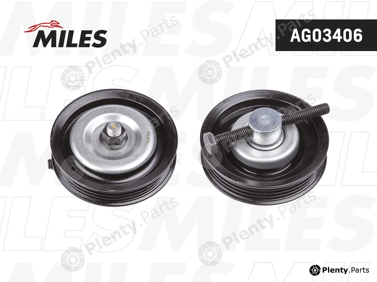 Miles AG03406 — Tensioner Pulley, V-ribbed belt