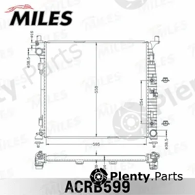 Miles ACRB599 — Radiator, engine cooling